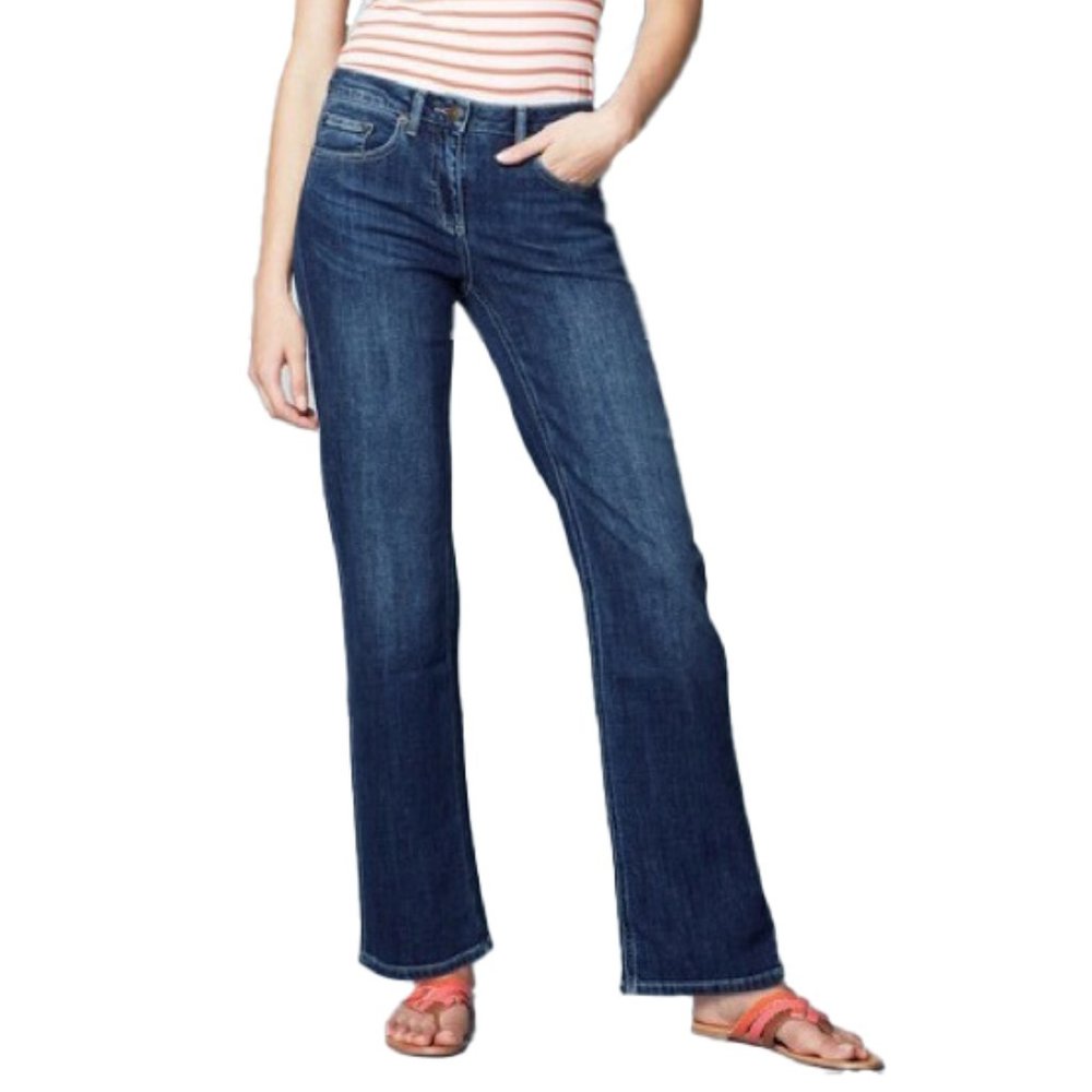 Boden Women's Blue Wide Leg Jeans Size 2